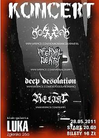 Plakat - Nomad, Infernal Death, Deep Desolation