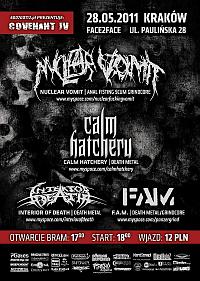 Plakat - Nuclear Vomit, Calm Hatchery, F.A.M.