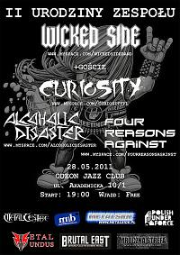 Plakat - Wicked Side, Curiosity, Alcoholic Disaster