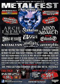 Plakat - Metalfest Open Air 2011