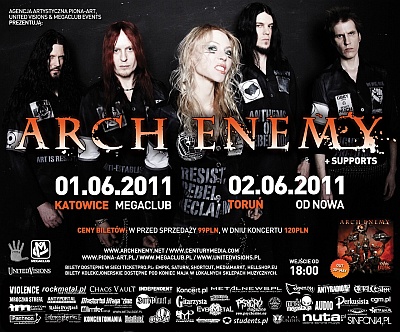 Plakat - Arch Enemy, Evocation, Totem, The Crossroads