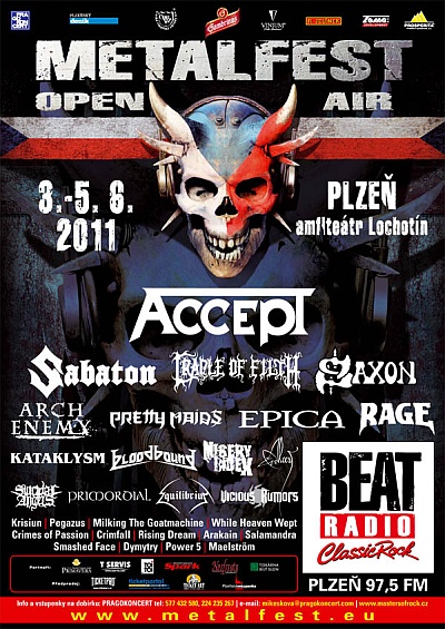 Plakat - Accept, Kataklysm, Rage, Suicidal Angels