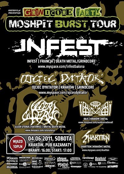 Plakat - Infest, Ojciec Dyktator, Ulcer Uterus