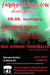 Plakat - Delirium Noxis, Leash Eye, Rex Omnem Terribilis