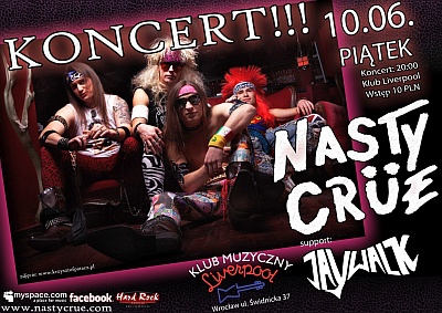 Plakat - Nasty Crue, Jaywalk