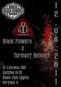 Plakat - Black Flowers, Torment Beneath