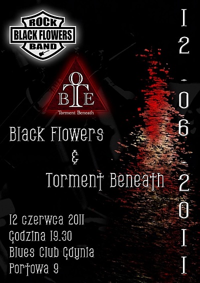 Plakat - Black Flowers, Torment Beneath