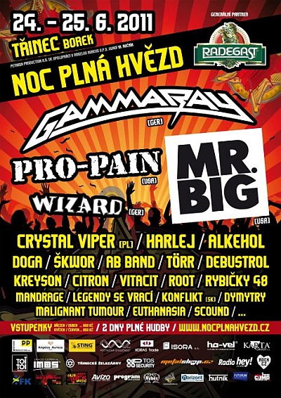 Plakat - Gamma Ray, Pro-Pain, Doga, Harlej