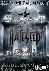 Plakat - Shadowside, Hateseed, Diavolopera