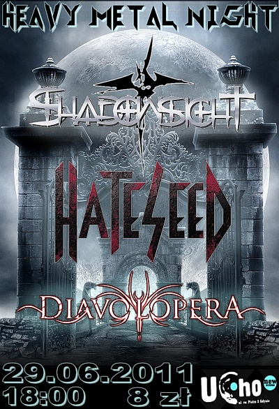 Plakat - Shadowside, Hateseed, Diavolopera