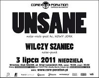 Plakat - Unsane, Wilczy Szaniec