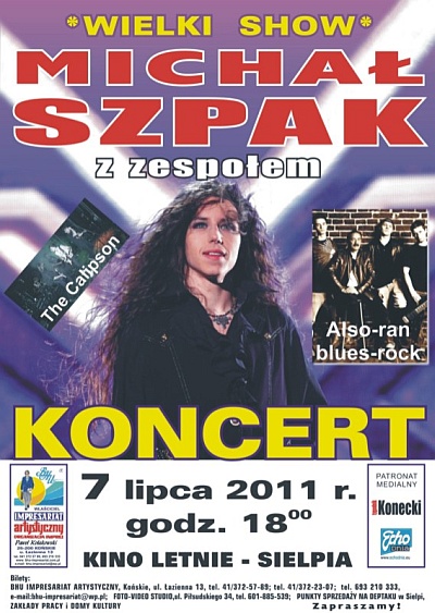 Plakat - Michał Szpak, Also-ran, The Calipson