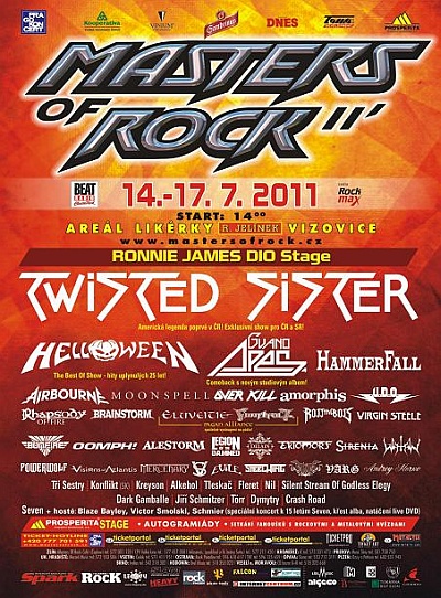 Plakat - Moonspell, HammerFall, Finntroll & Eluveitie