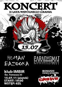 Plakat - Human Bazooka, Paradygmat, Crowd