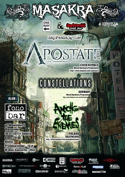 Plakat - Apostate, Constellations, Among The Enemies