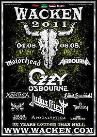 Plakat - Wacken Open Air 2011