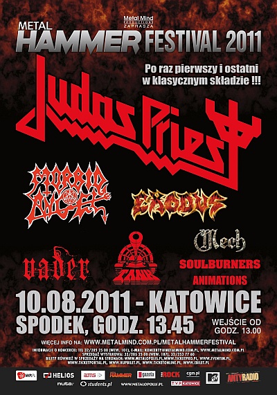 Plakat - Judas Priest, Morbid Angel, Exodus