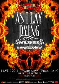 Plakat - As I Lay Dying, Sylosis, Born Anew