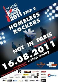 Plakat - Homeless Rockers, Not In Paris