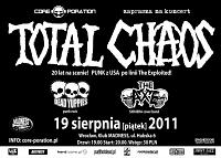 Plakat - Total Chaos, Dead Yuppies, The Axe