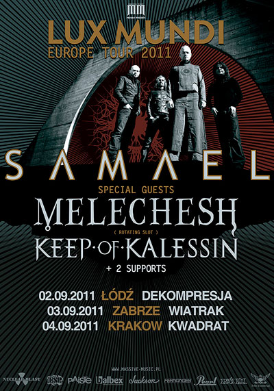 Plakat - Samael, Melechesh, Keep Of Kalessin