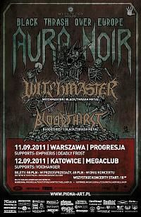 Plakat - Aura Noir, Witchmaster, Bloodthirst