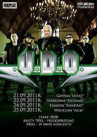 Plakat - U.D.O., Sister Sin, Sevenfield