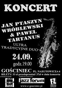 Plakat - Jan Ptaszyn Wróblewski & Paweł Tartanus