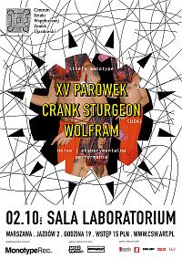 Plakat - Crank Sturgeon, Wolfram, XV Parówek