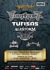 Plakat - Finntroll, Turisas, Alestorm, Arkona