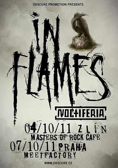 Plakat - In Flames, Noctiferia, Dievision