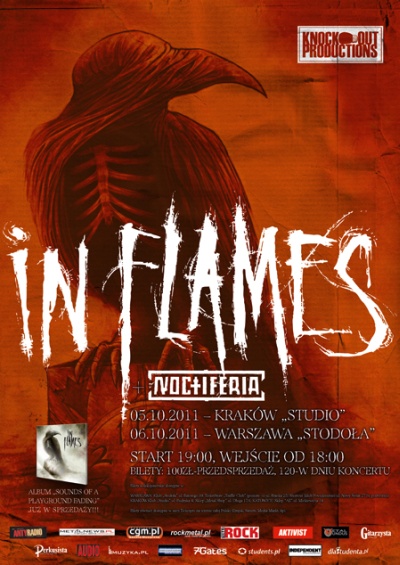 Plakat - In Flames, Noctiferia, X-Core