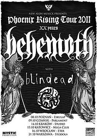 Plakat - Behemoth, Blindead, Morowe