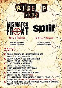 Plakat - Mismatch Front, Splif, The Meizterz