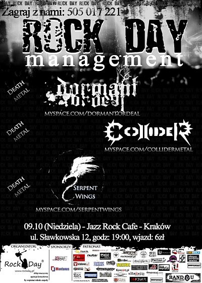 Plakat - Dormant Ordeal, Collider, Serpent Wings