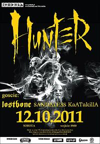 Plakat - Hunter, Lostbone, Sandaless, Kaatakilla