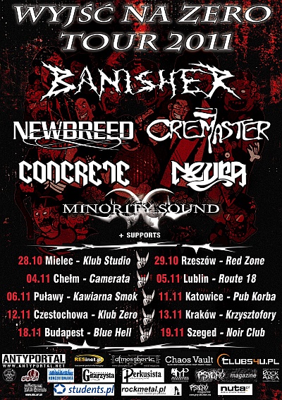 Plakat - Banisher, Neyra, Newbreed, Minority Sound