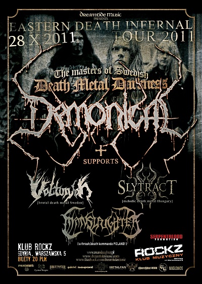 Plakat - Demonical, Volturyon, Slytract