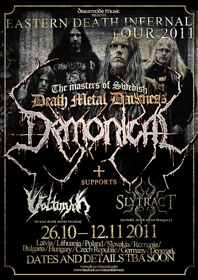 Plakat - Demonical, Volturyon, Slytract