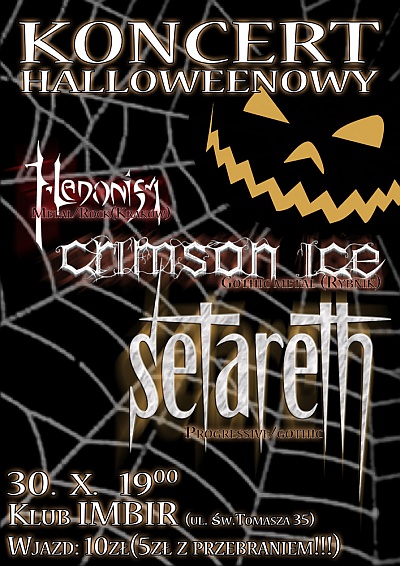 Plakat - Hedonism, Crimson Ice, Setareth