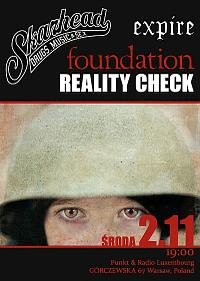 Plakat - Skarhead, Foundation, Expire, Reality Check