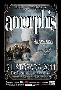 Plakat - Amorphis, Leprous, Nahemah