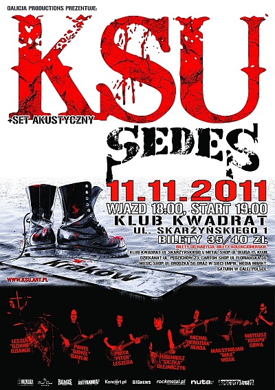 Plakat - KSU, Sedes