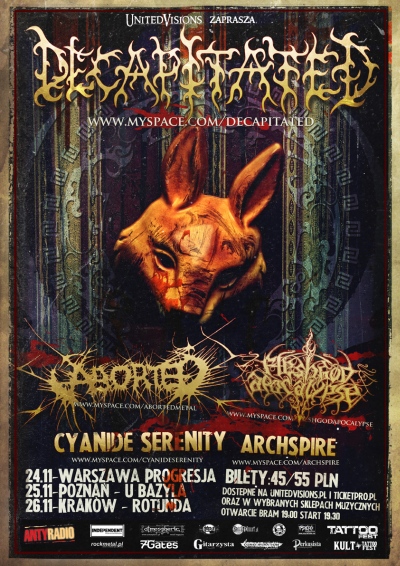 Plakat - Decapitated, Aborted, Fleshgod Apocalypse