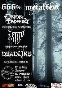 Plakat - Orion Prophecy, Exiled, Deadline