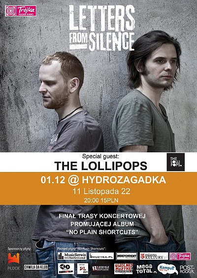 Plakat - Letters from Silence, The Lollipops