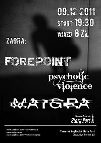 Plakat - Maigra, Psychotic Violence, Forepoint