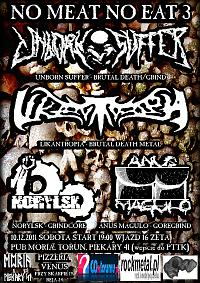 Plakat - Unborn Suffer, Likantropia, Norylsk