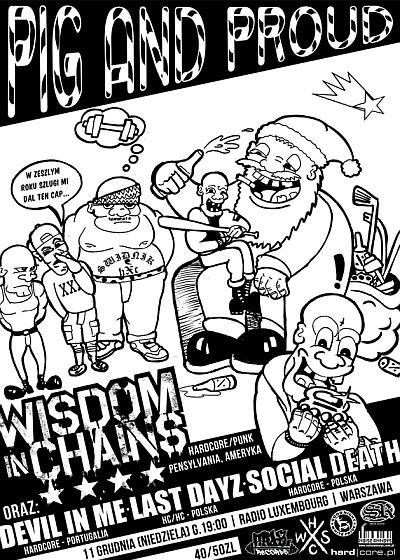 Plakat - Wisdom in Chains, Devil In Me, Last Dayz