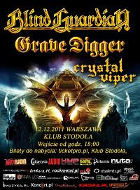 Plakat - Blind Guardian, Grave Digger, Crystal Viper